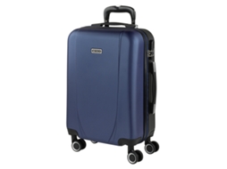Tiber Azul Marinho Antracite Small Abs Suitcase Itaca (38x55x20 Cm 36l)