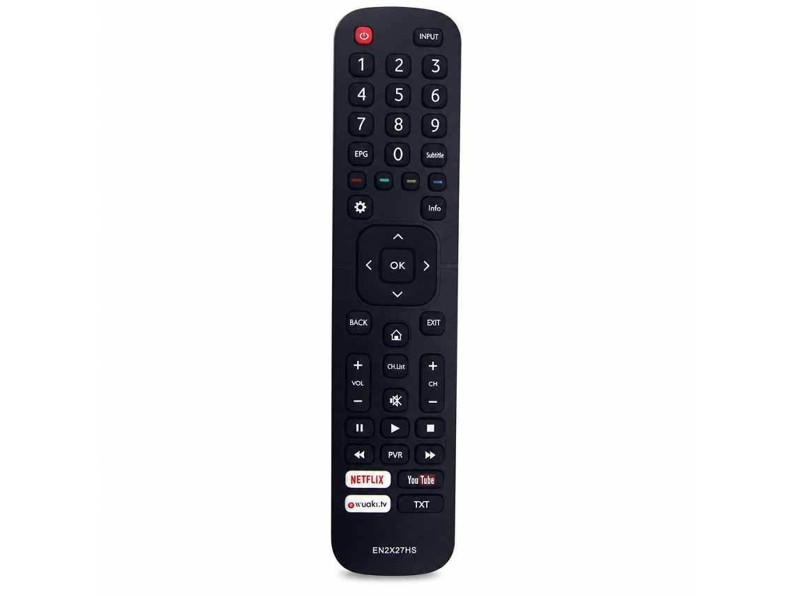 Comando À Distância De Substituição Compatível Com Televisores Hisense Ex2x27hs_zhd