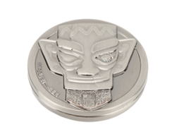 Brinquedo sensorial portátil magnético de metal para adultos Ats Coin Haptics, ideal para aliviar o estresse e a ansiedade na mesa.
