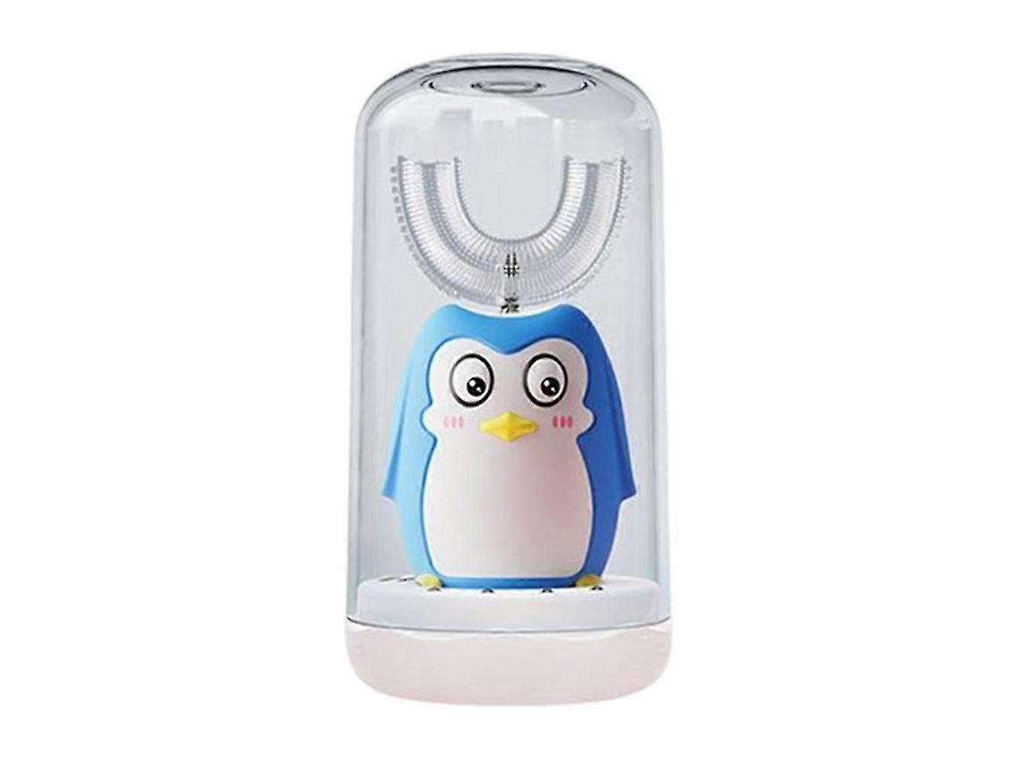 Escova De Dentes Elétrica Infantil De Desenho Animado, À Prova D'água, Em Formato De U, Totalmente Automática, Com Copo Para Enxaguante Bucal.