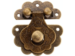 1 Peça De Fecho Caixa Em Bronze Antigo 40x 36mm Para Joias, Caixa De Madeira, Ferragens E Ferramentas
