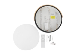 Rebe-lâmpada De Teto Embutida Led Moderna Regulável Redonda Com Controle Remoto Para Quarto, Sala, Corredor