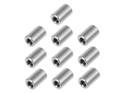 Conjunto De 10 Porcas Conexão Redondas Em Aço Inoxidável Para Soldagem E Conexões, Uso Doméstico E Industrial