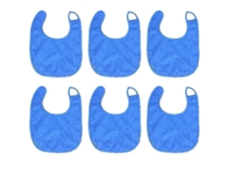 Pacote Com 6 Babadores Impermeáveis ​​para Meninas, Babador De Algodão Felpudo, Malha Lisa, Babadores Para Alimentação Infantil - Menina - 26