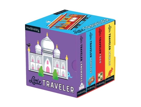 Livro little traveler board book set de created by mudpuppy , illustrated by erica harrison (inglês)