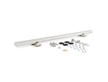 Dobradiça de alumínio Rincoplus40 700/900 Especial para canto acabamento prateado fosco Rincoplus 900Mm RINCOMATIC