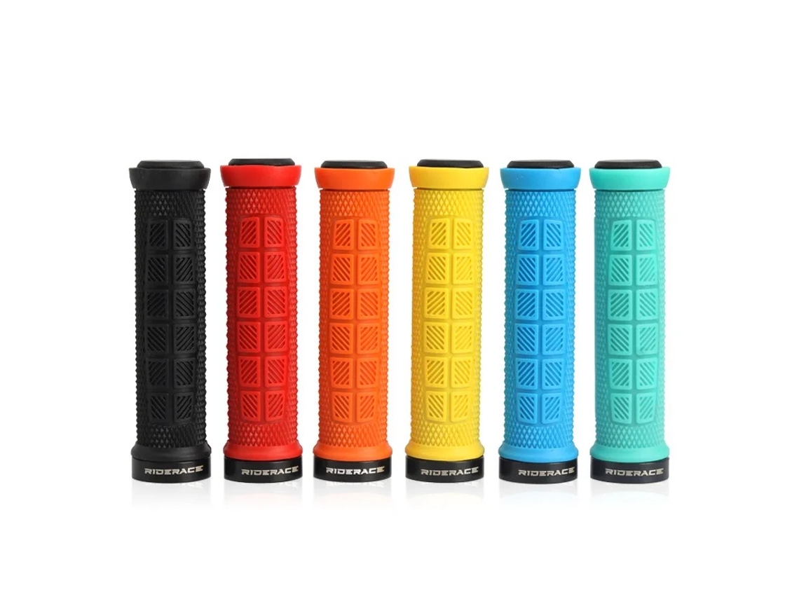 Lurelia Manoplas De Guidão Para Mtb/btt Liga De Alumínio Borracha 2,2 Cm 133 Mm 93 G 105 G Antiderrapante Absorção De Impactos Leve Resistente A Água