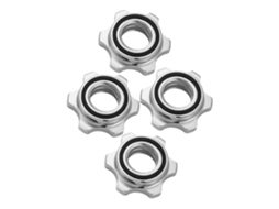 Conjunto De 4 Porcas Antiderrapantes Ferro Fundido Para Halteres Com