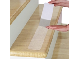 Bande Antidérapante Escalier, 6010cm, 15pcs, Ruban Antidérapant Adhésif Transparent, Ruban De Traction Antidérapant, Imperméable Transparent Zeuxo