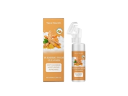 Espuma De Limpeza Facial Com Cúrcuma, Modelo Mais Recente De 2025, Limpador De Poros Suave.