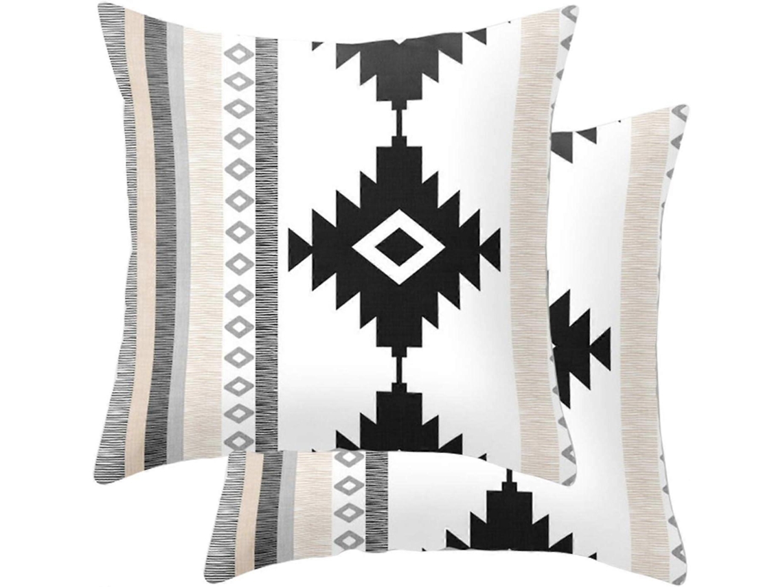 Capa De Almofada 45x45cm, Conjunto De 2 Fronhas Macias Capas De Almofada Quadradas Almofadas Decorativas Para Sala De Estar Sofá Quarto Banco Chaise