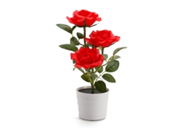Luz solar com rosa LED para jardim, decoração de vaso e iluminação de jardim LAXISCREED