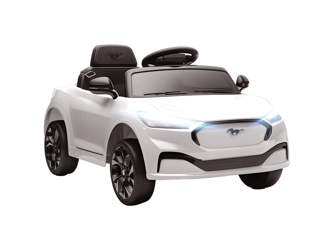 Carro elétrico Mustang S/MARCA, 12v, controle remoto, branco