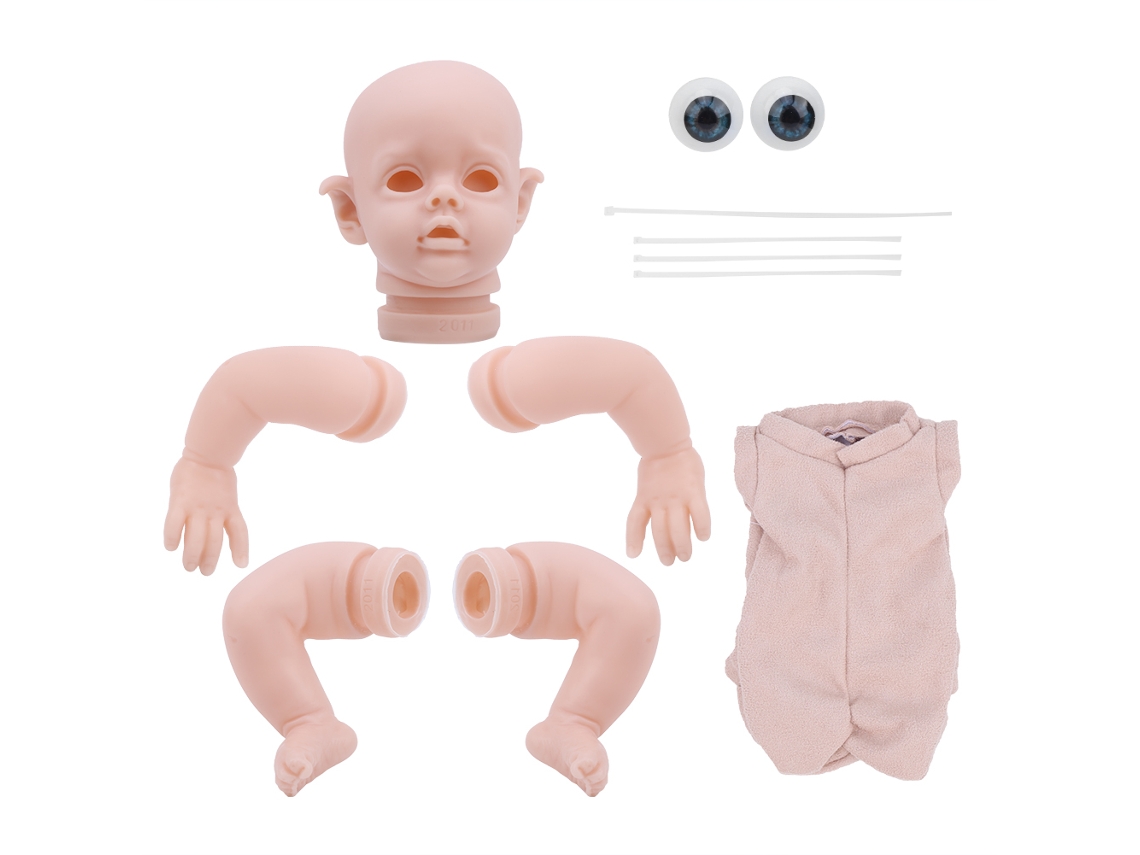 Kits De Boneca Reborn Diy 12 Polegadas Vinil Não Pintado Moldes Peças Brinquedo