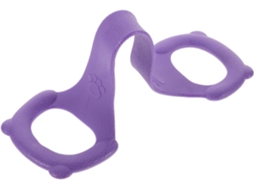 Faixa Elástica Roxa De Tpe Com Alta Elasticidade E Design Leve, Ideal Para Rotinas Exercícios Alongamentos