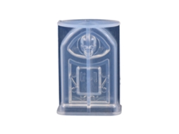 Mold De Silicone Cabeça De Caveira Para Velas Halloween