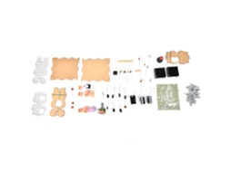 Kit Amplificador Estéreo TDA2030A 15W x 2 com Caixa e Fonte DC S/MARCA