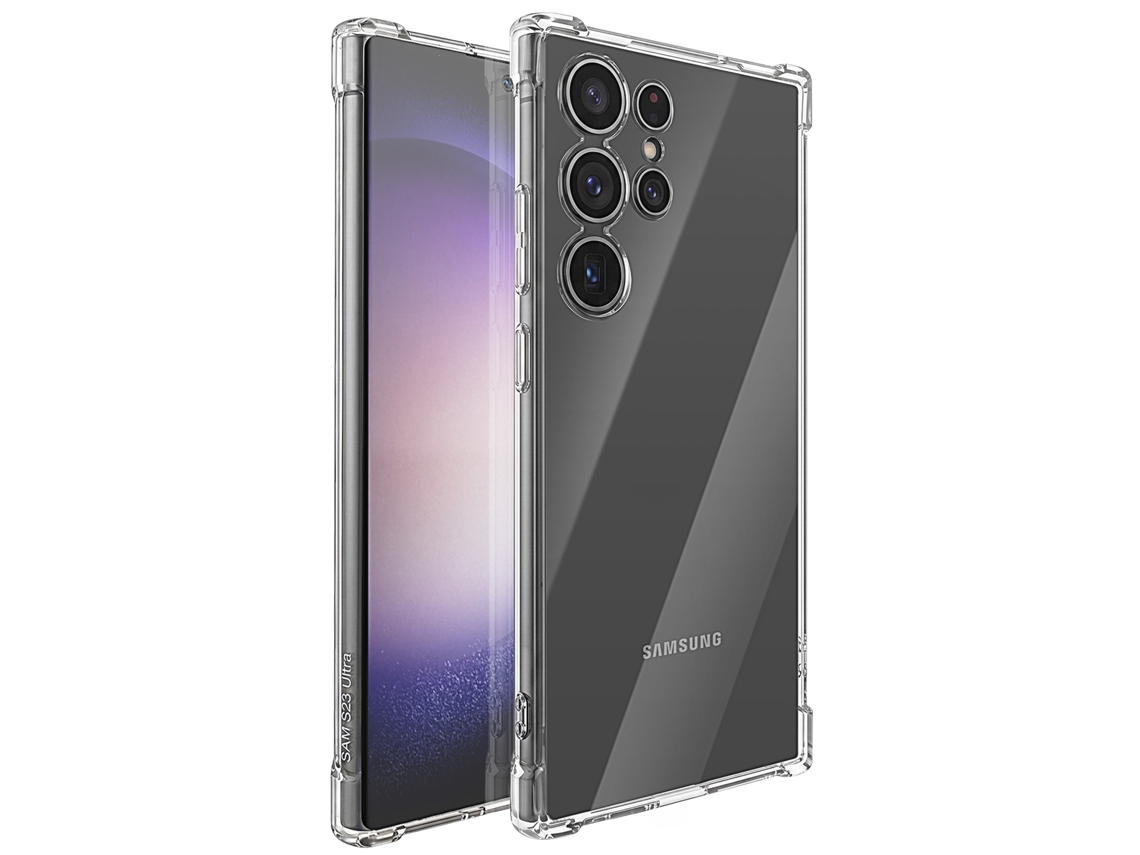 Capa Para Galaxy S23 Ultra Em Silicone Com Cantos Reforçados Anti-choque