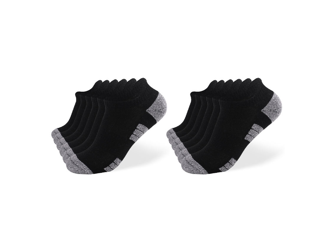 Meias De Corrida Unisex 80% Algodão 6 Pares