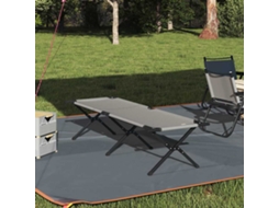 Vidaxl Cama De Camping Dobrável Cinzeto 193 X 69 X 45 Cm Tecido Oxford