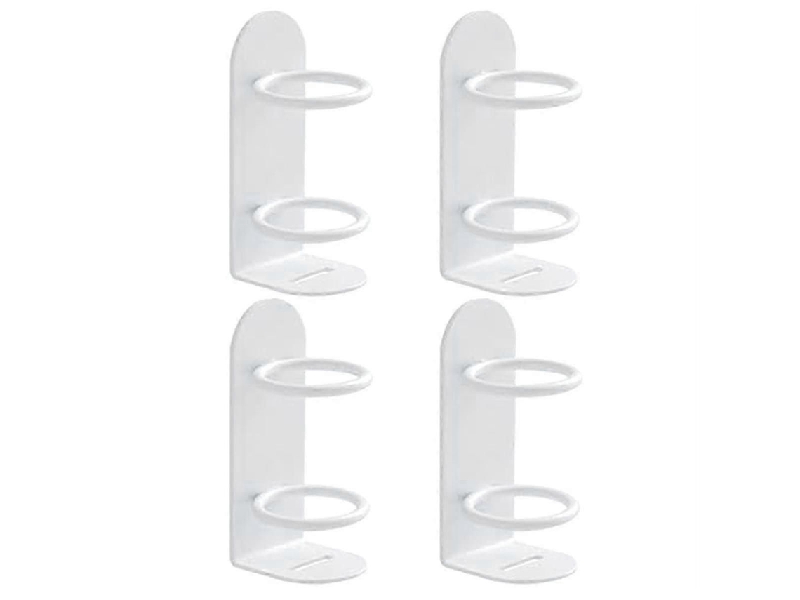 Conjunto De 4 Suportes Para Escova De Dentes Elétrica, Preto