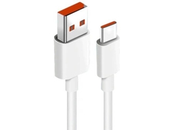 Cabo de Carga Turbo Fast Charge PHONECARE Xiaomi 11T Pro (USB - C - 1M - Branco)