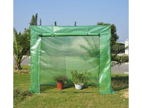 Estufa Para Tomate Loja De Polietileno Com 2 Janelas 200 x 77 x 169 cm