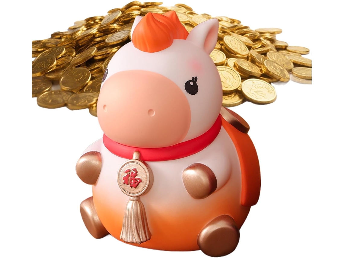 Caixa Est Tua e Vidro Decorativo em Formato Cavalo para Crianças Ano Novo Aniversário Rio Natal Halloween P Scoa Casa VAYOTOY