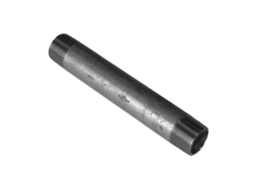 Bico galvanizado de aço durável de 1 1/4", roscado, 300 mm para conexões Klasebo seguras