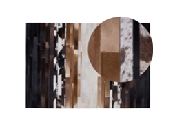 Tapete de pele com padrão único BELIANI Dalyan de Pele de vaca Multicolor 140x200