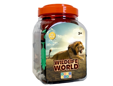 Animais De Brincar - Selva Kidzup (55 Unidades)