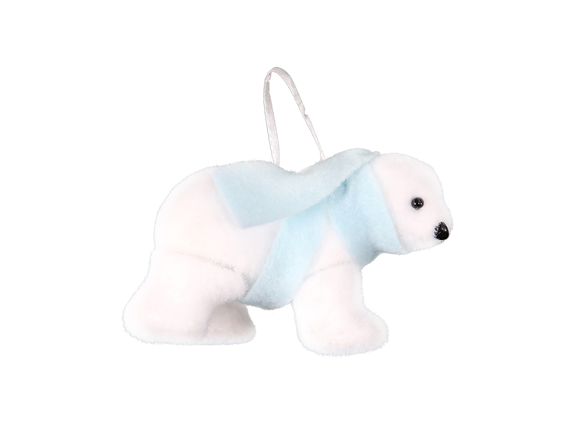 Laxiscreed Cachecol De Natal Com Pai Natal E Urso De Espuma Azul Para Presentes Festivos