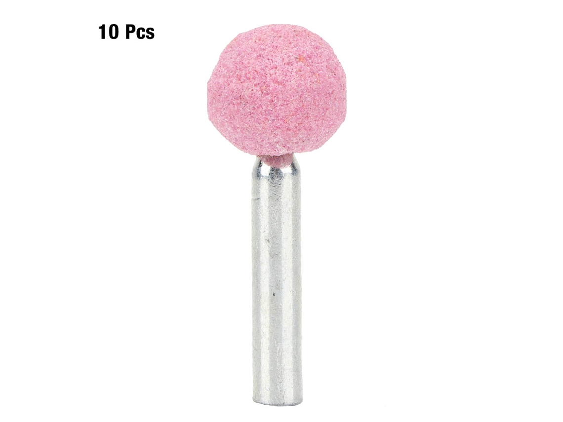 Cabeça De Polimento De Ponta Montada Cerâmica Roda De Polimento Pedra 10pcs (6*16mm)