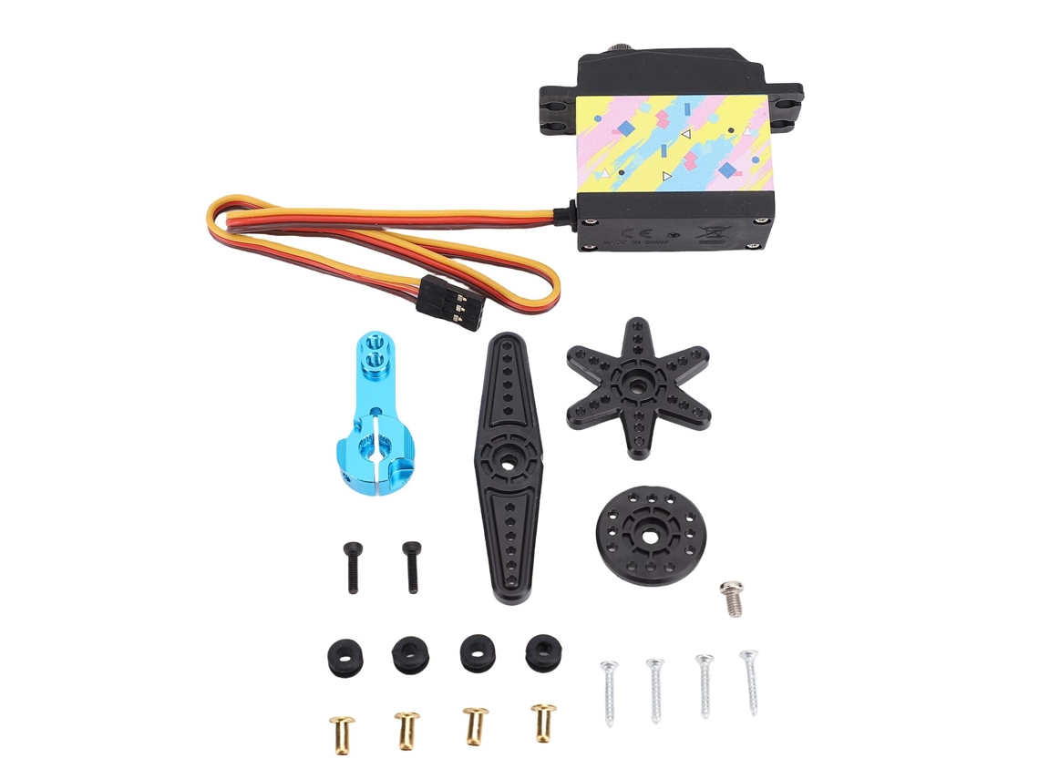 Servo Digital Rc 35kg Alta Torção Com Braço 25t Para Carro Robô Barco Crawler 1/10 1/12