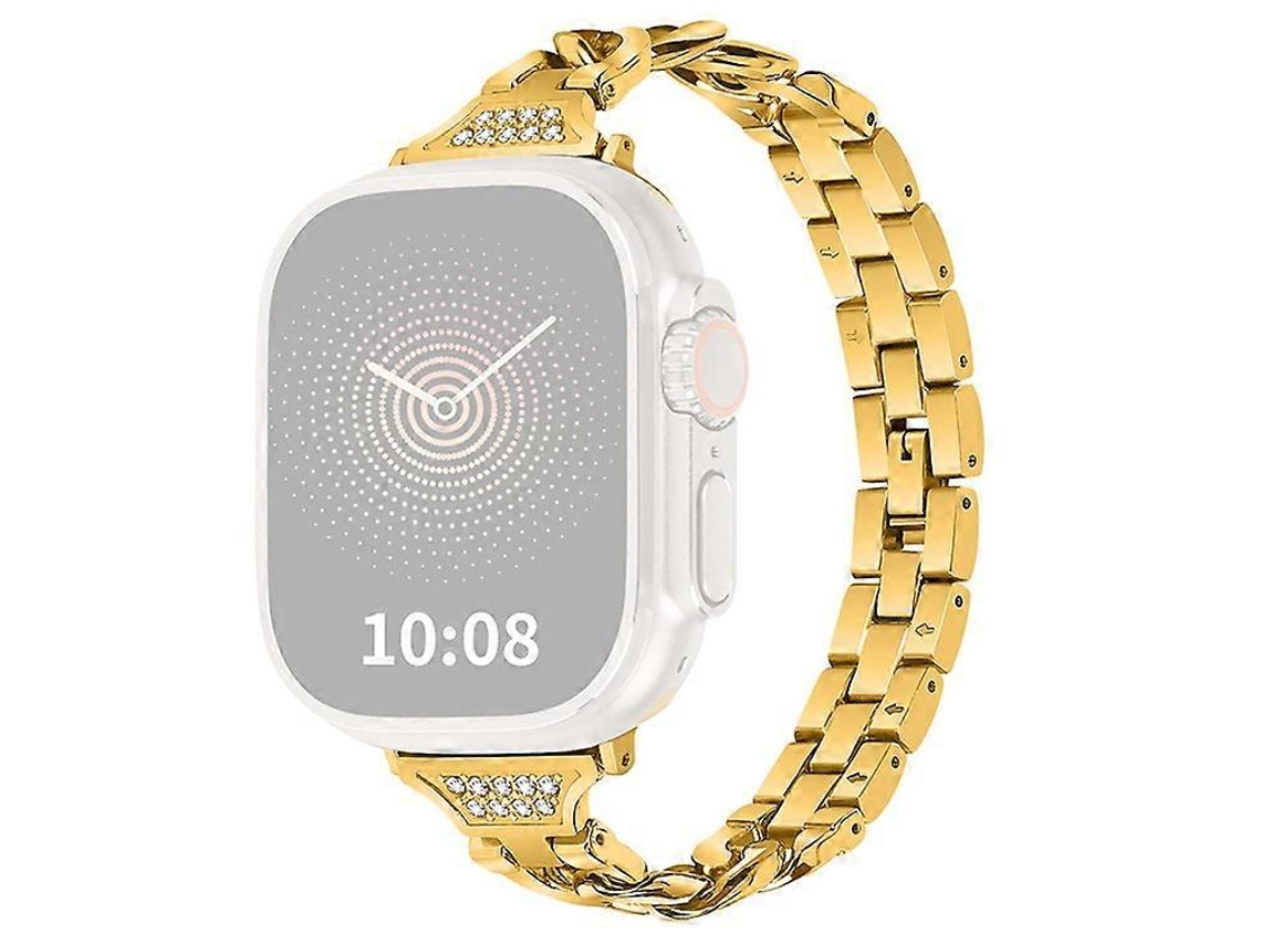 Compatível Com Apple Watch Series 9/8/7 41 Mm/6/5/se/se /se (2023)/4 40 Mm/3/2/1 38 Mm Decoração Com Strass Vledary (2022)
