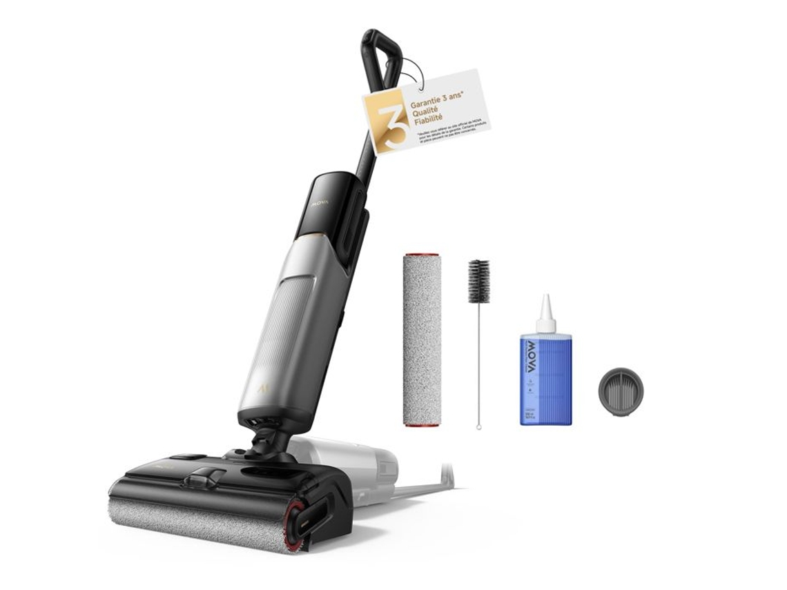 X4 Plus Aspirador Lavador 20 Kpa com Autolimpeza a 100 °c MOVA