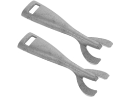 Pinças De Ferro Para Churrasco 2 Peças, Design Multifuncional, Duráveis, Acessórios Essenciais Para Cozinhar E Grelhar