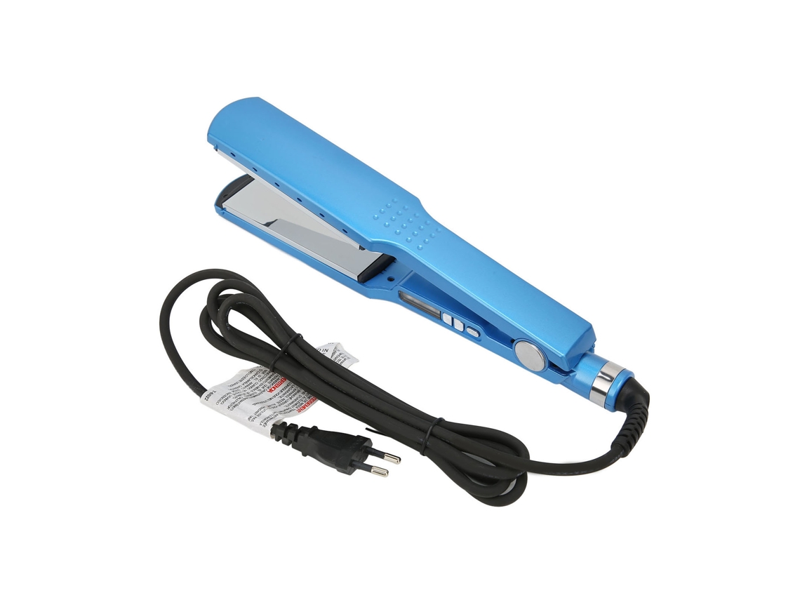 Plancha De Cabelo Dual 45mm Alisador E Curlador Com Íons Negativos Ferro Plano Ajustável Para Penteado