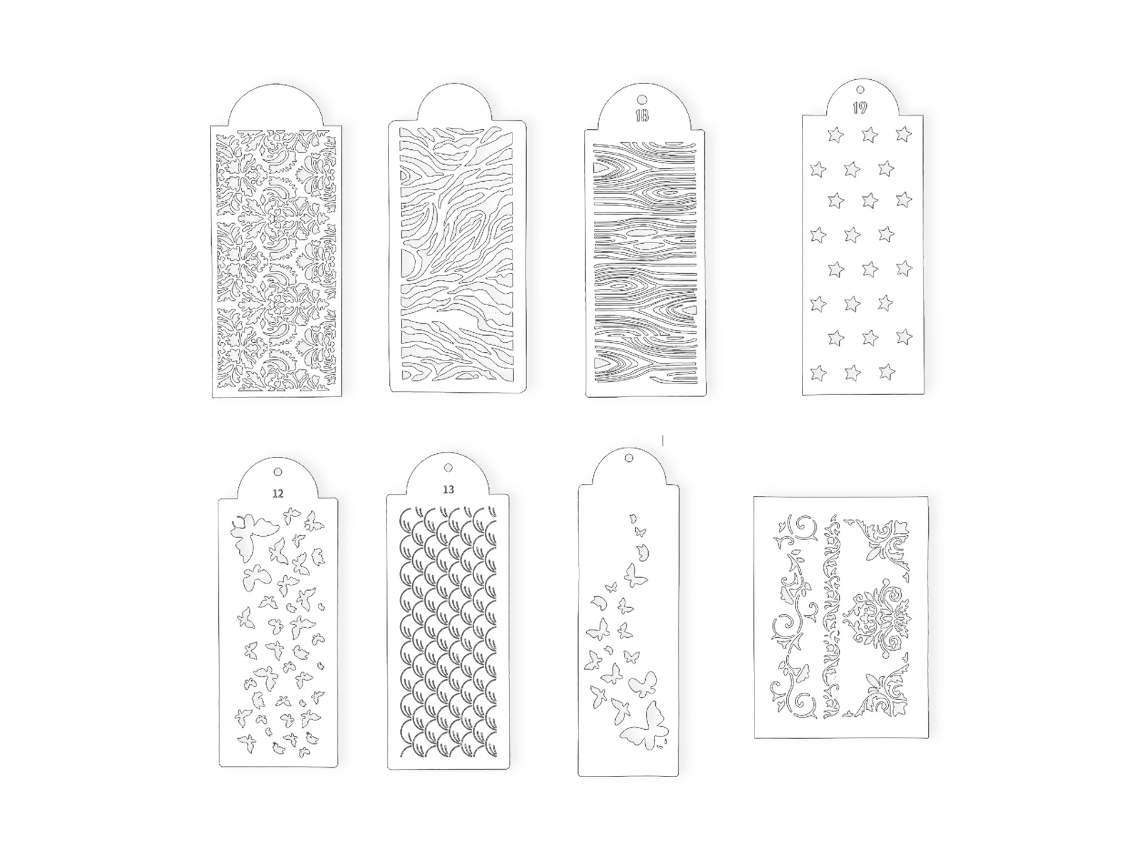 Molde de Fronteira para Decoração de Bolos Reutilizável Arte e Artesanato Diy RNEMITERY