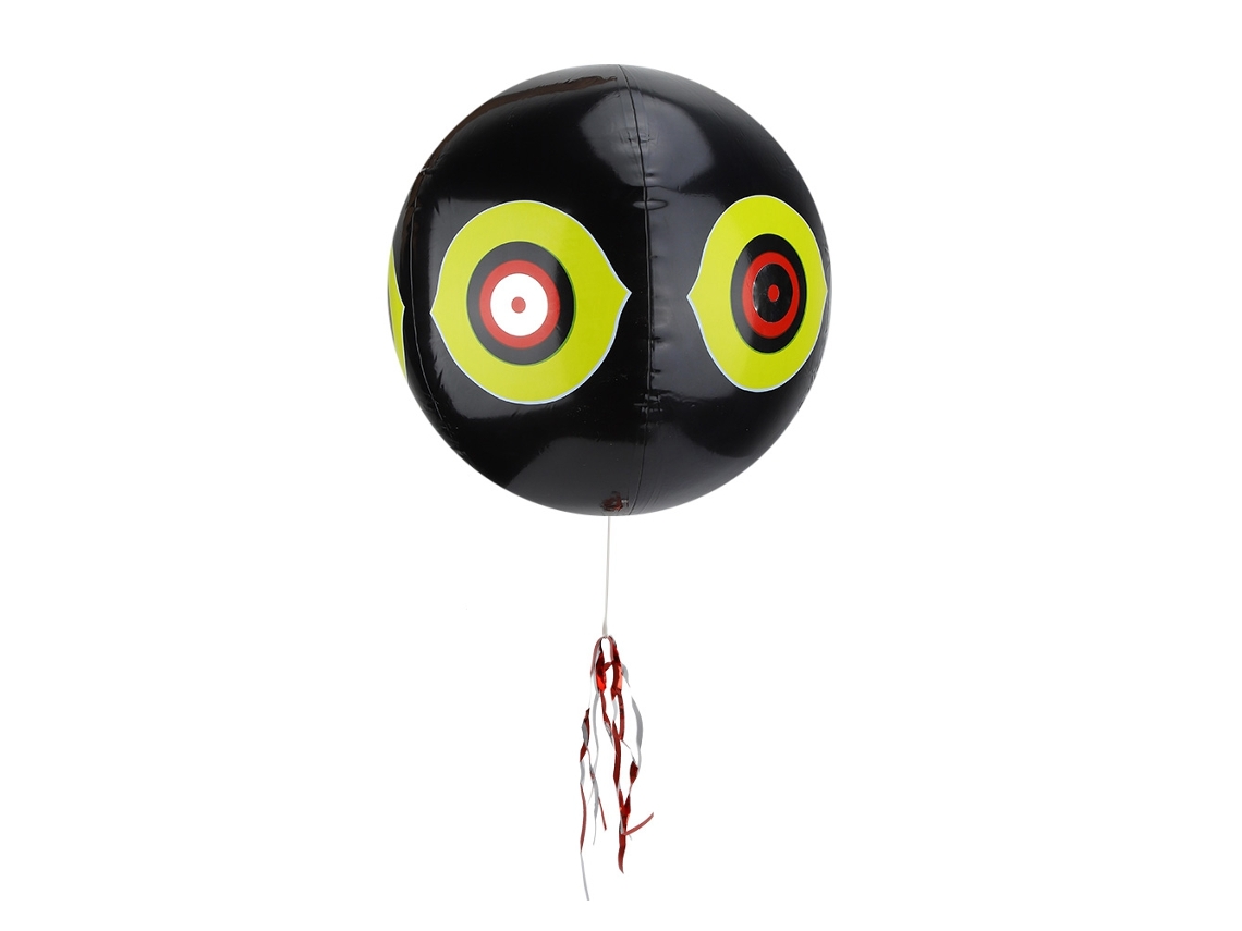 Balão Espantapassaros Inflável Primerox com olhos 3D, repelente de pássaros, vermelho | S/MARCA