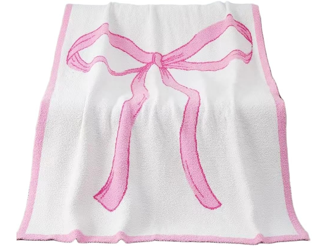 Manta Syjym Velvet com Meia Borda Série Knitted Knot Capa de Sofá em Veludo, Ideal para Quarto, Sala de Estar