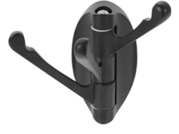 Cabide De Parede Genérico Metal Com Gancho Giratório E Três Braços Rotativos Em Liga Zinco Para Casa Banheiro