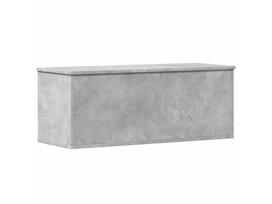 Caixa de Arrumação Derivados Madeira Cinza Cimento MAISON EXCLUSIVE (90x35x35 cm)