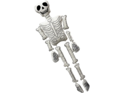 Esqueleto De Pelúcia, Pelúcia Halloween - 94 Cm Para Decoração Casa