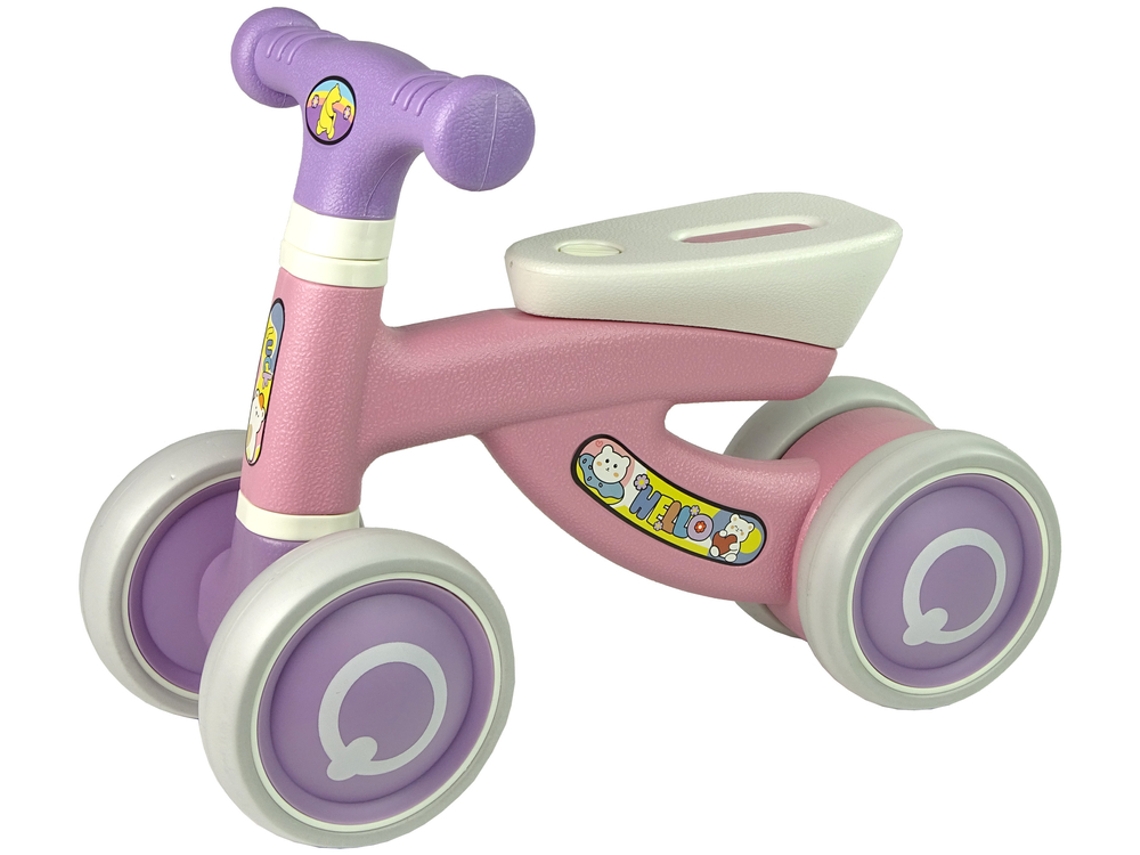 Bicicleta com Rodas Duplas Rosa