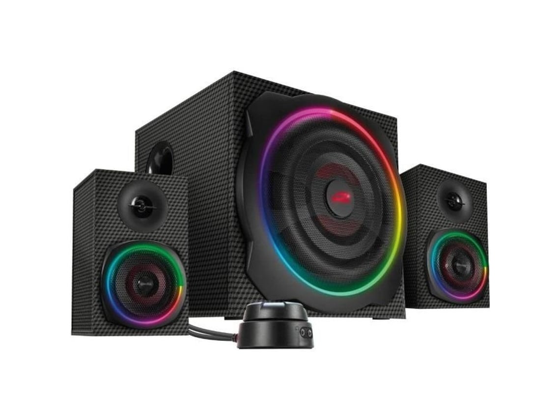 Alto-Falantes 2.1 Gravity Carbon Rgb SPEED LINK