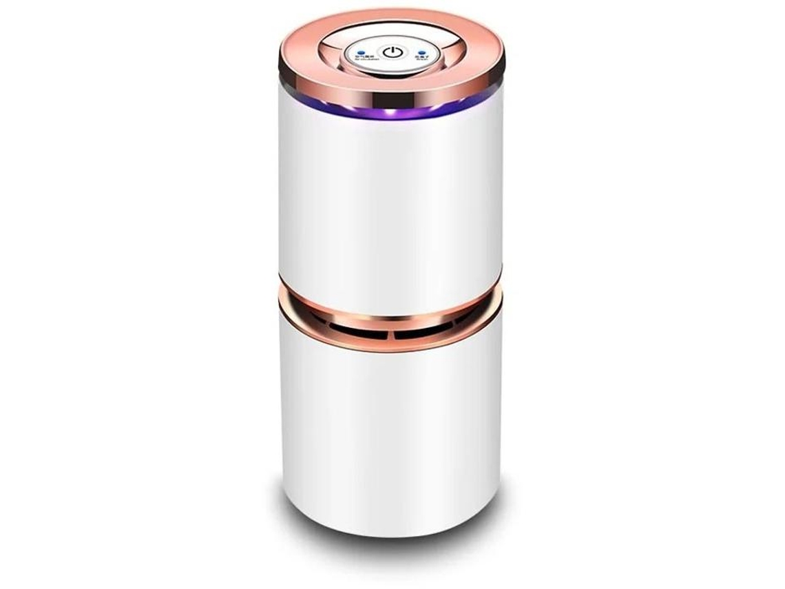 Mini Purificador De Ar Usb Super Silencioso Luz Noturna Yizhood Branco