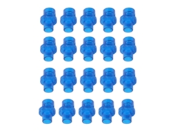 Mali 20pcs Válvula Unidirecional de Reanimador Cardiopulmonar Substituição Acessório Azul