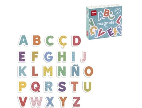 Letras Magnetico APLI KIDS (Idade mínima recomendada: 3 anos)