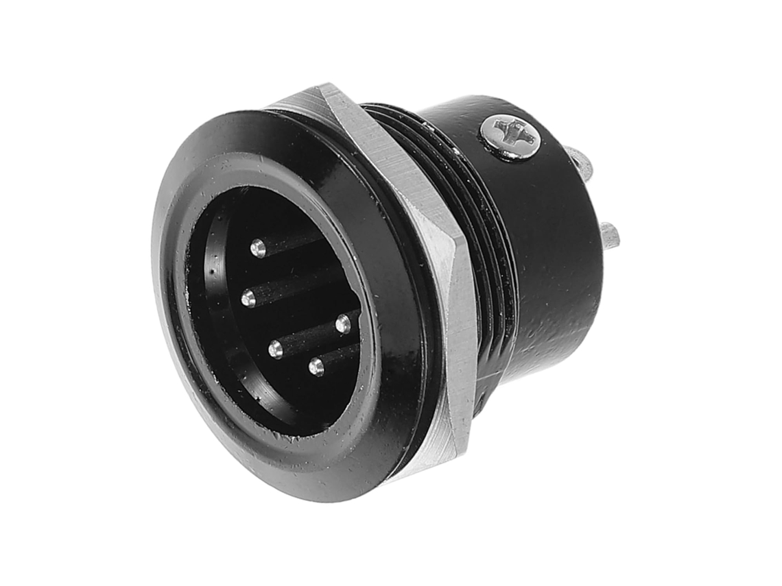 Conector Xlr Macho Com Terminal De Solda Para Adaptador De Áudio Profissional, Montagem Rosqueada, T Gokoco